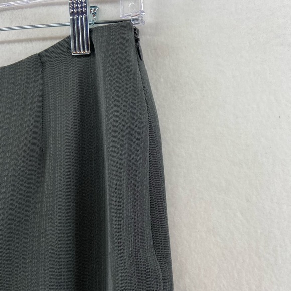 Emporio Armani Gray Wool Blend Side Zip Pants Size 4‎ - Picture 4 of 8